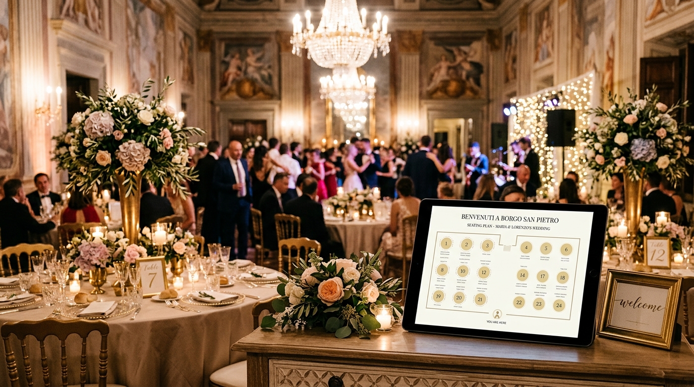 Aranjare Mese Nuntă Digital: Cum scapi de panica de la intrarea în salon